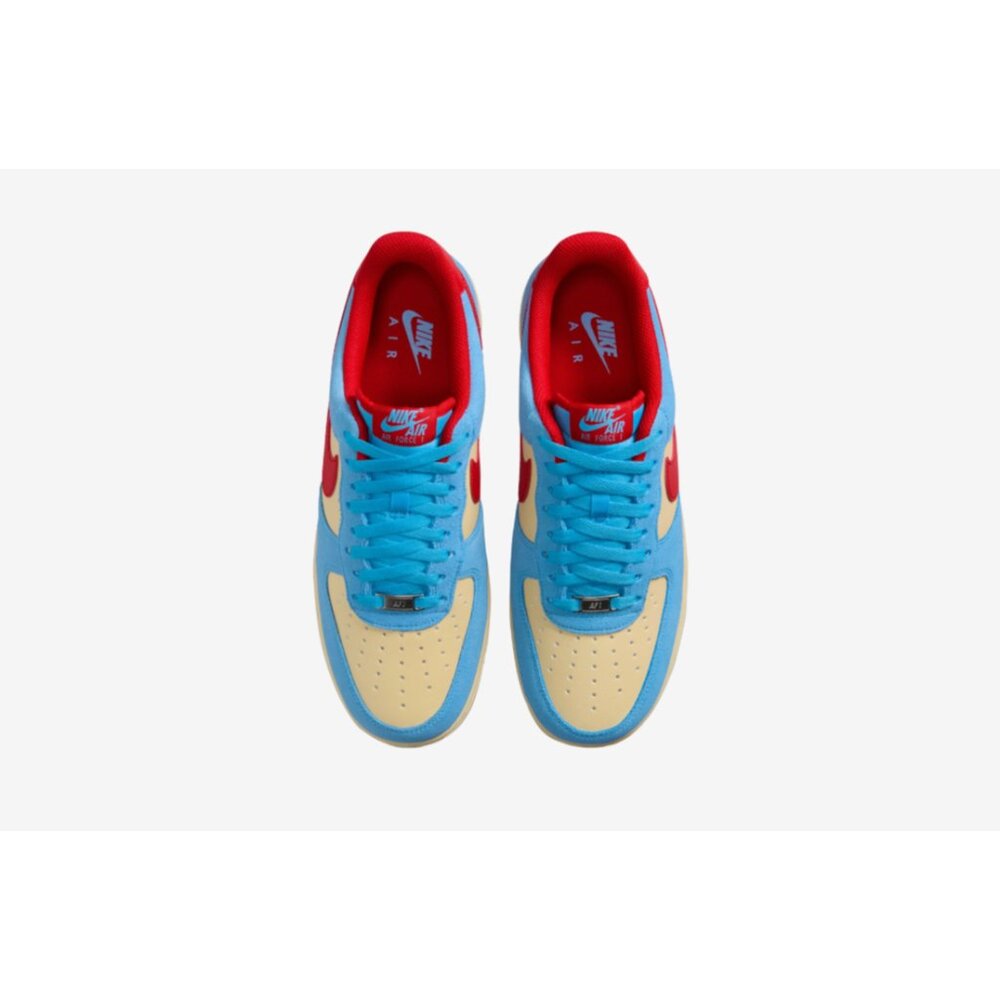 Nike Air Force 1 Low Doraemon Men Sz 9 University Blue Red Deadstock Sneakerhead - Picture 6 of 13